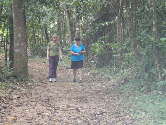 Jemmie & Her Mom on the trail......