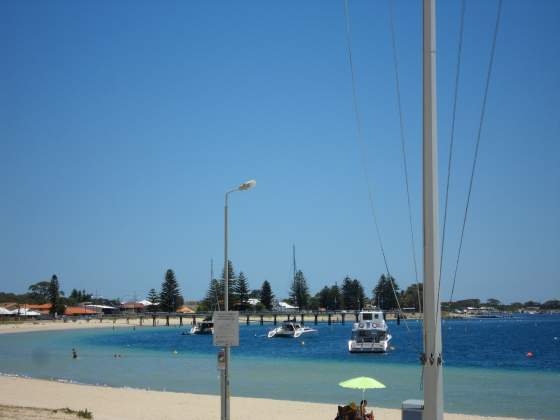 View from the beach at Rockingham