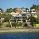 Homes along the Perth Harbour