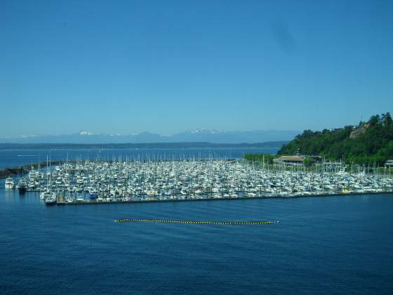 View from ship before departure