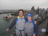 Top of Sydney Harbor Bridge !   417 Ft above water