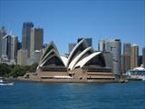 View of Opera House from cruise