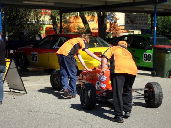 Back to the Garage after the race