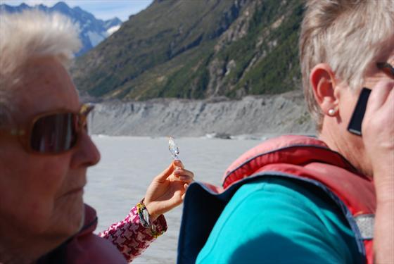 Tasman glacier lake