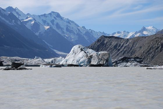 Tasman glacier lake