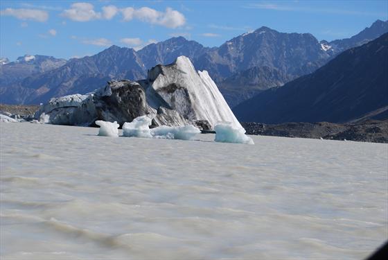 Tasman glacier lake