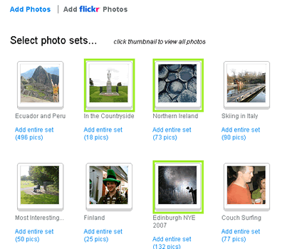 Adding Flickr photos to your blog
