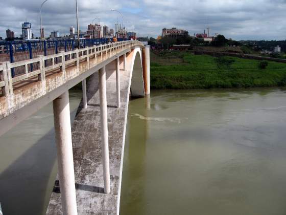 Friendship Bridge between Brazil and Paraguay