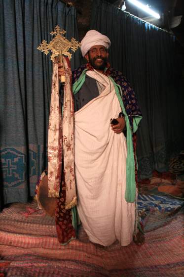 Happy priest!